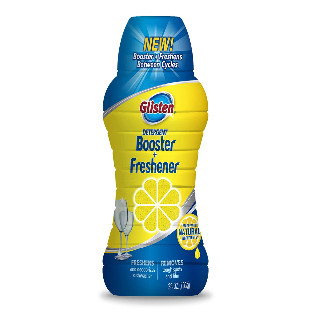 Dishwasher Detergent Booster + Freshener, 28 oz, 4 Bottles I3506