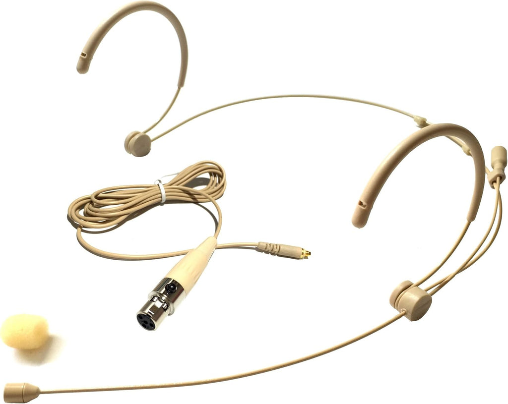 Headworn Microphone with Mini XLR Ta4f Connector T7017
