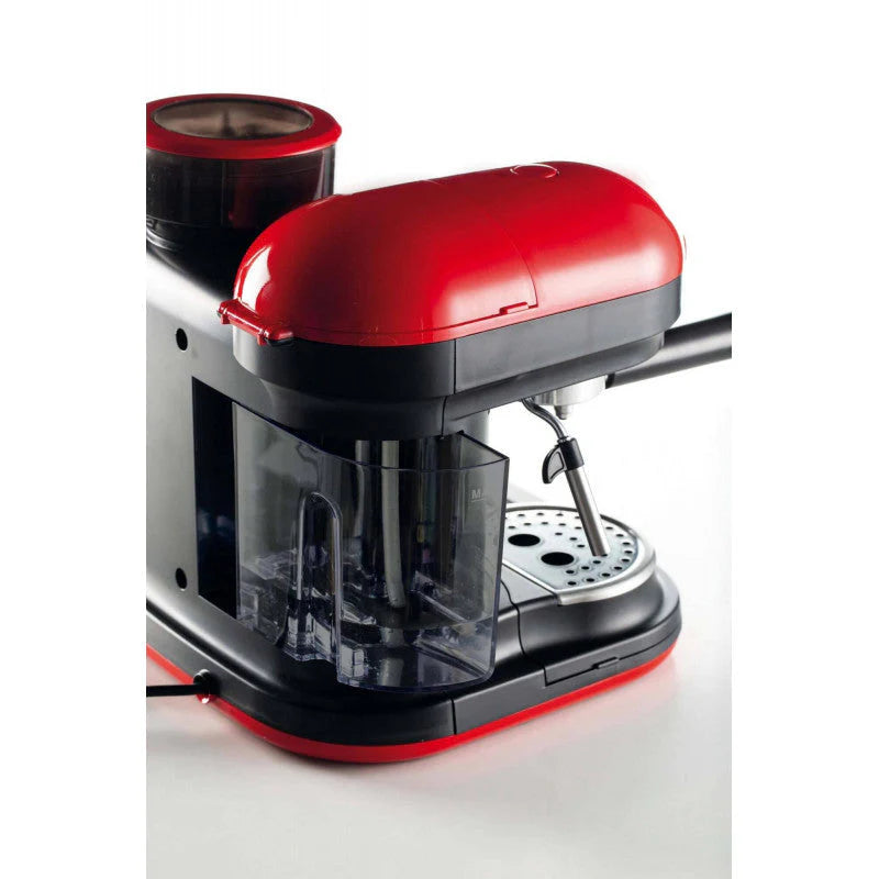 Espresso Machine with Grinder White U542369