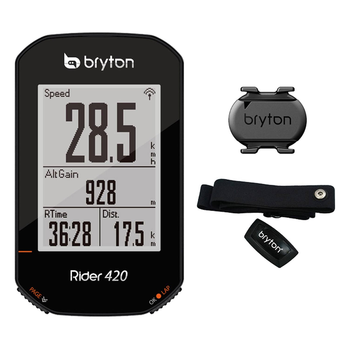 Black GPS Bike Computer A172651