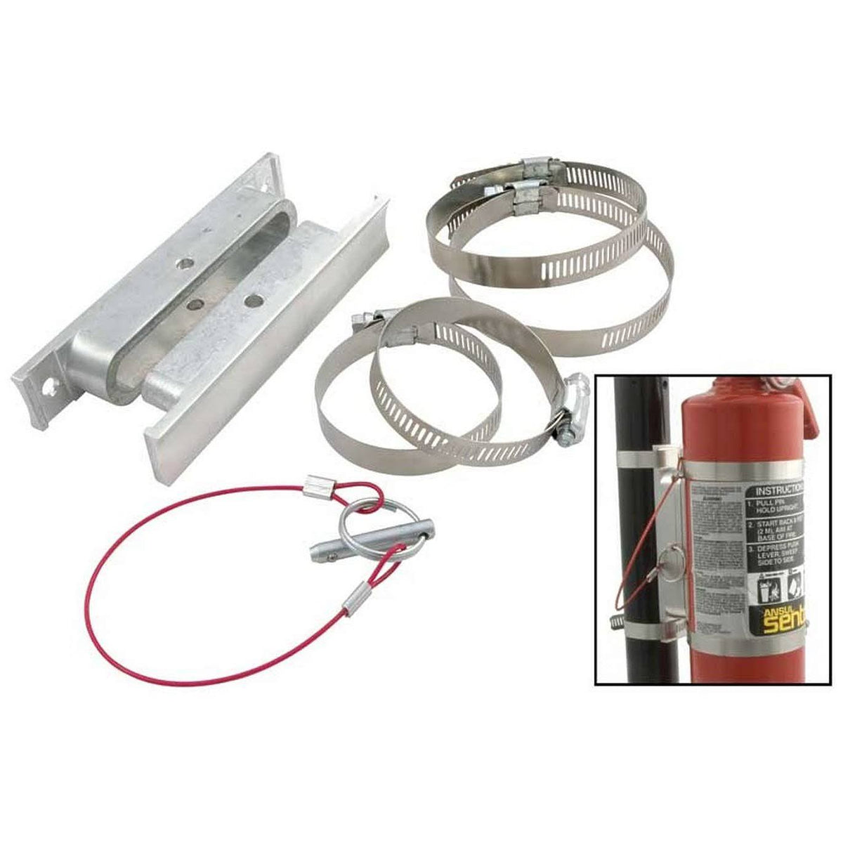 Quick Release Fire Extinguisher Bracket U876188