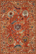 Orange Multi 8'6 x 12' Rug R958