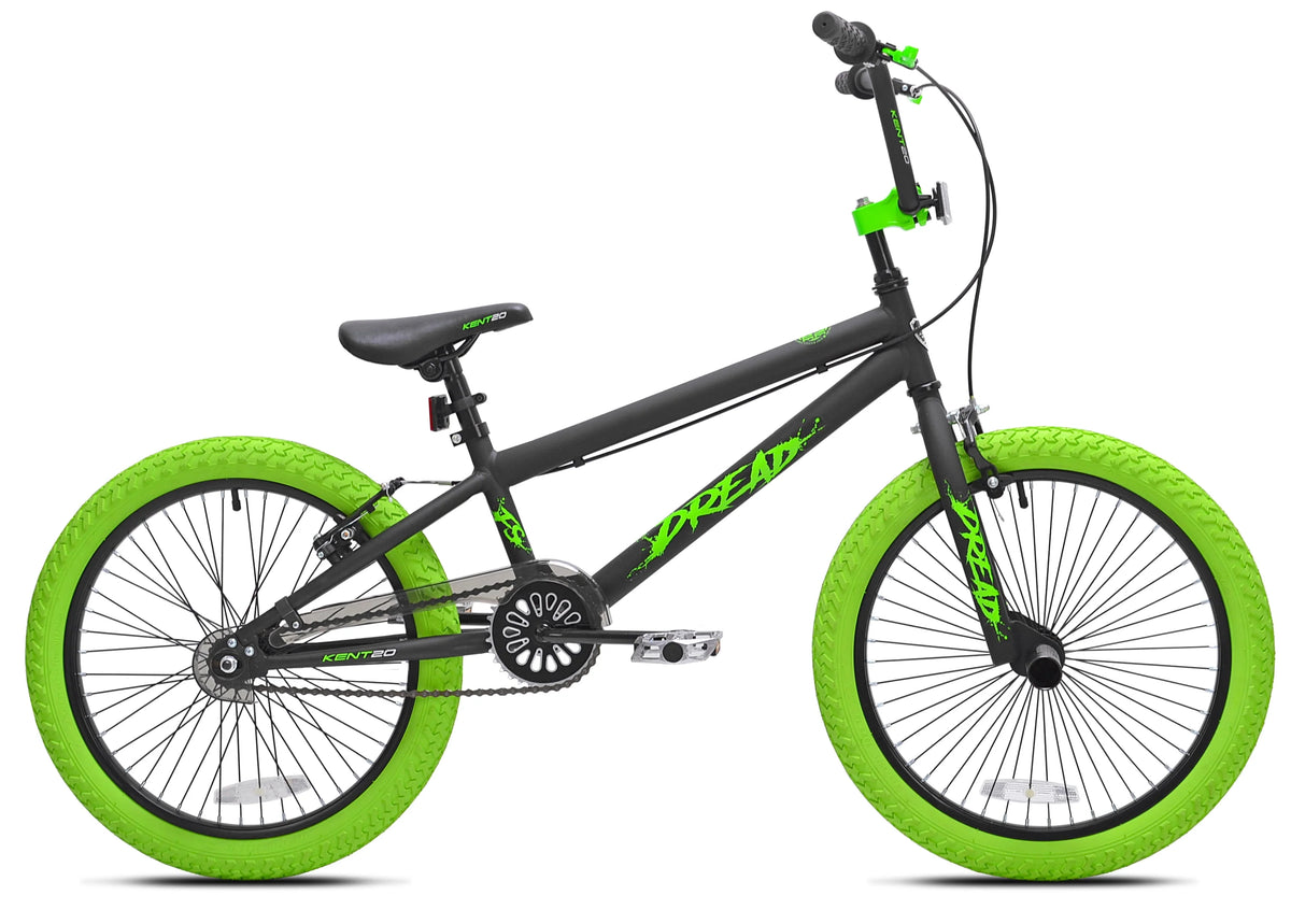 20 in. Green and Black BMX Bike K7233