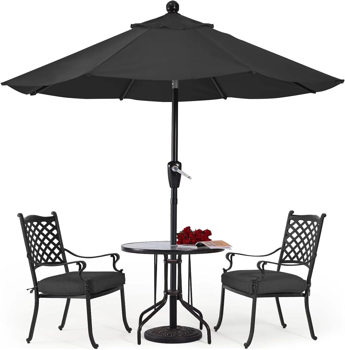 10' Patio Umbrella with Push Button Tilt G180
