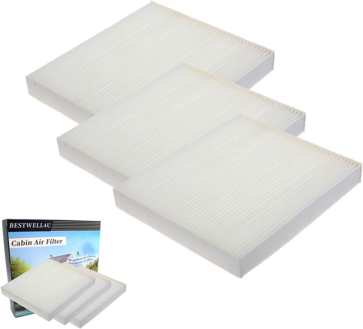 White Cabin Air Filter 3 Pack K9279