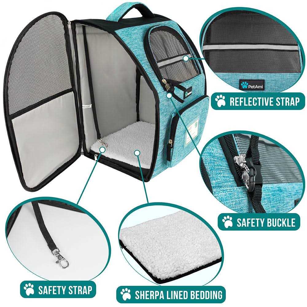 Pet Carrier Backpack for Small Cats and Dogs D604365