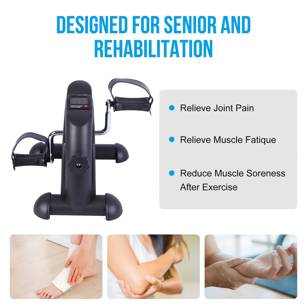 Desk Bike Pedal Exerciser with LCD Screen E9169