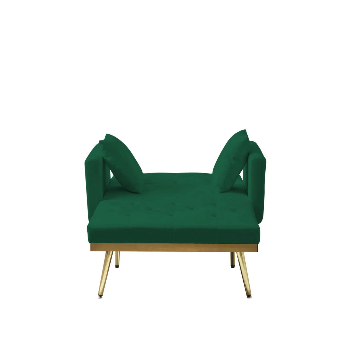 Green Convertible Chaise Lounge Sofa Bed T354400