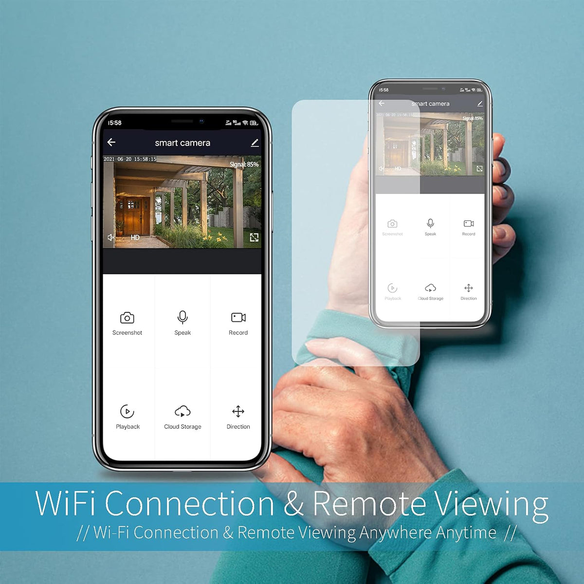 Full-HD 1080P Wireless Wi-Fi Security Camera with Night Vision G340