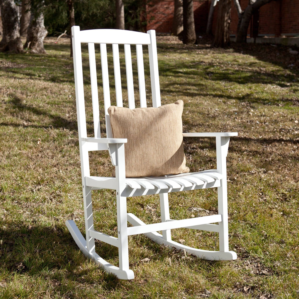 White Eucalyptus Porch Rocker V621442