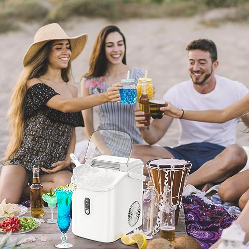 Portable Countertop Ice Maker with Ice Scoop E82690