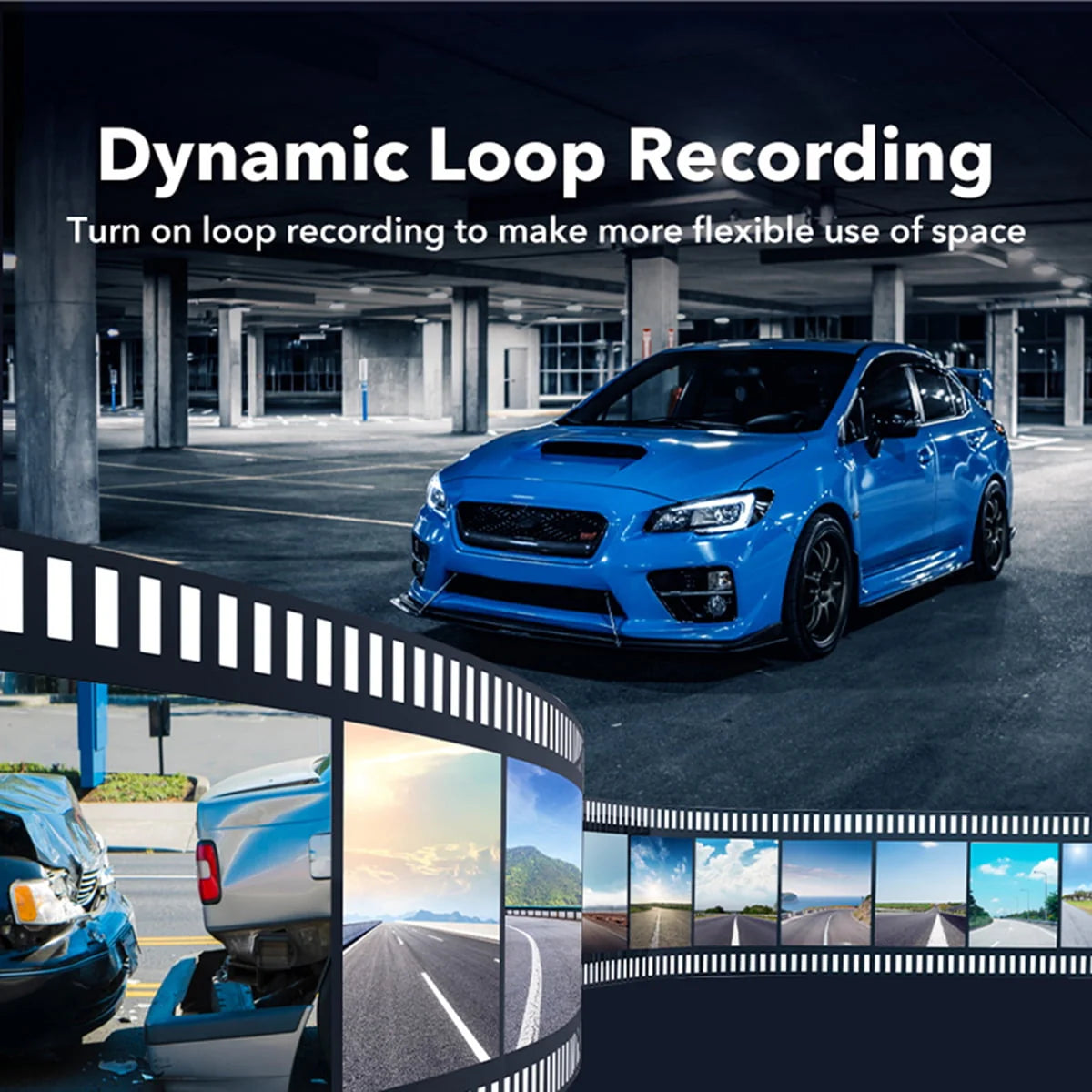 4K Dash Cam with WiFi GPS Night Vision S2721