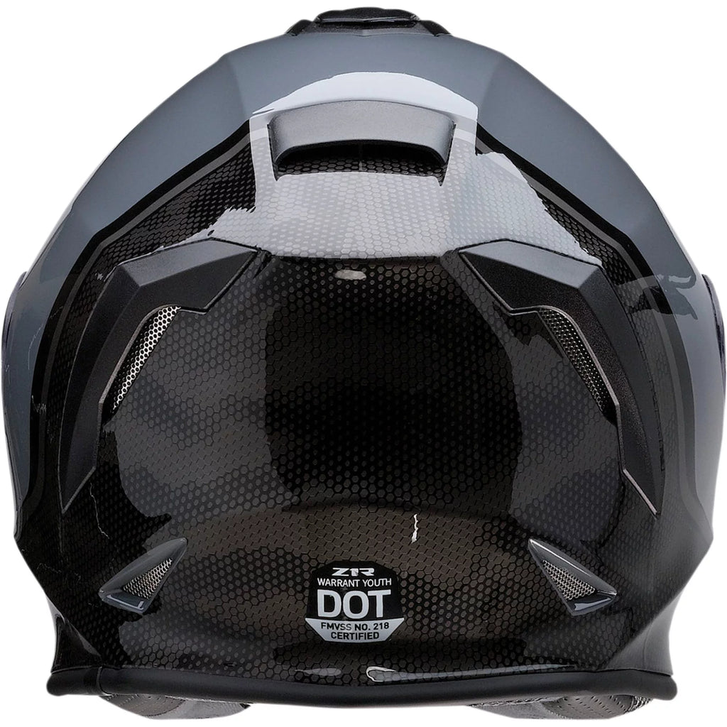 Youth Motorcycle Helmet Gray MD W878824