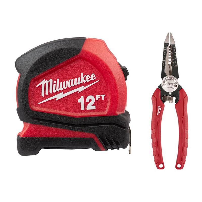 12 ft. Compact Tape Measure with Pliers E785333