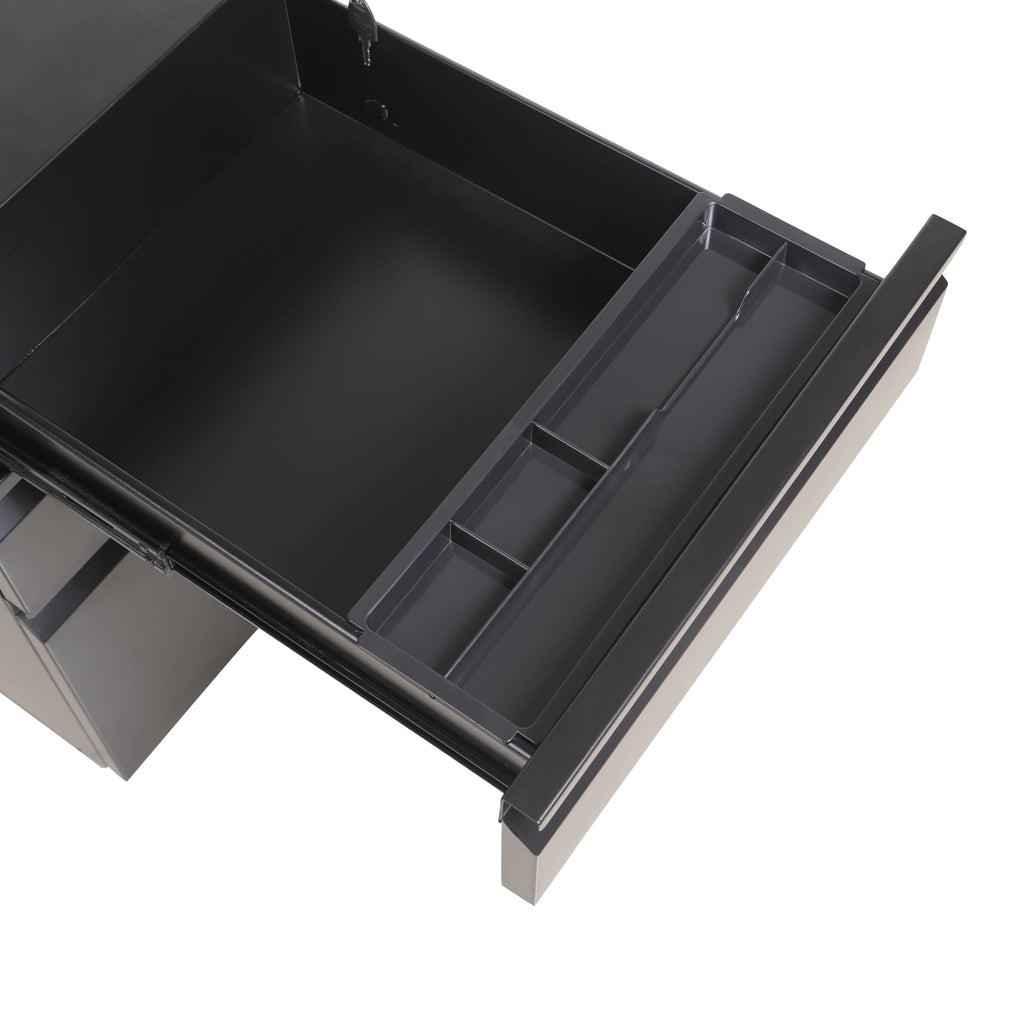 Metal 3 Drawer File Cabinet for Legal Or Letter Files E82934