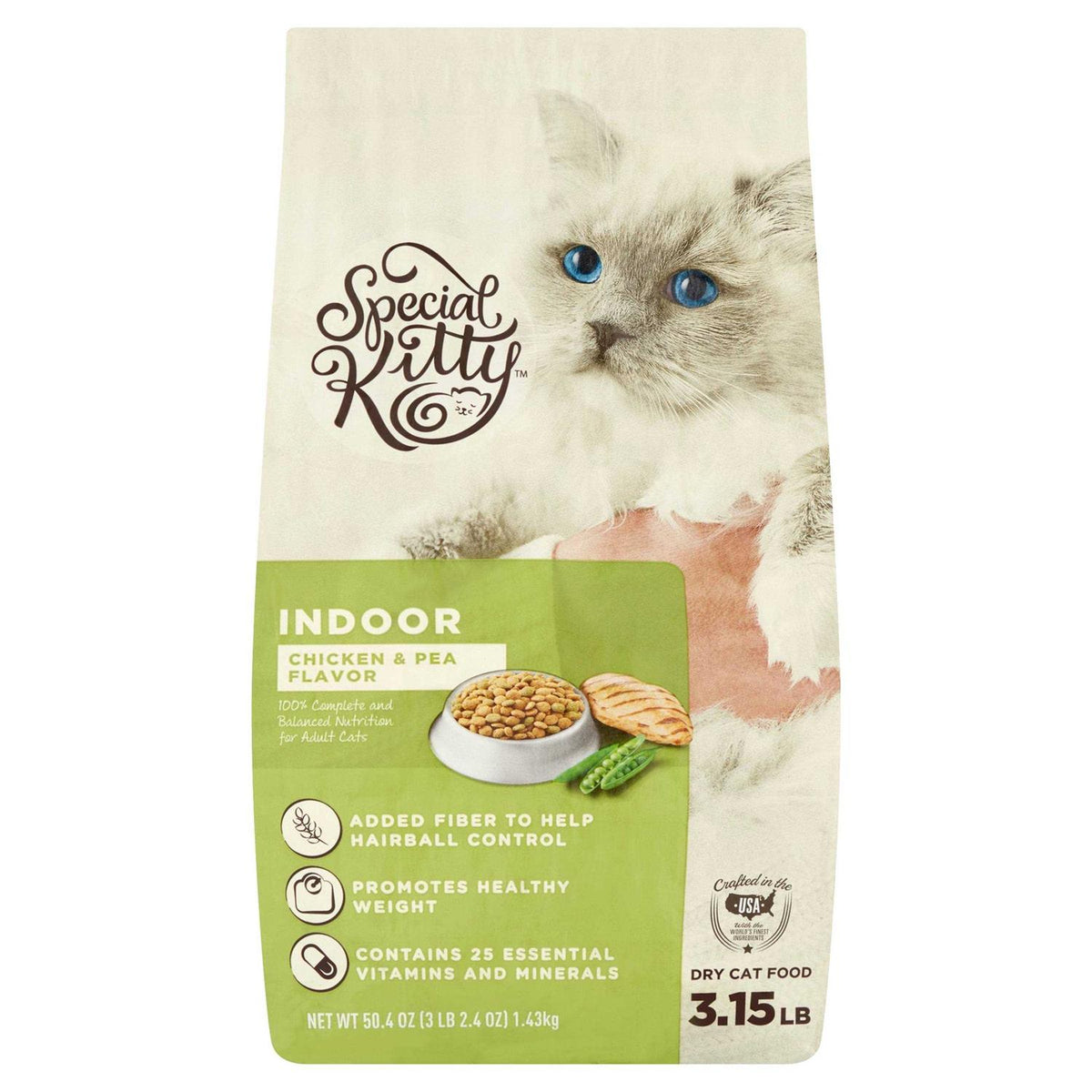 Chicken & Pea Flavor Indoor Dry Cat Food Z1329