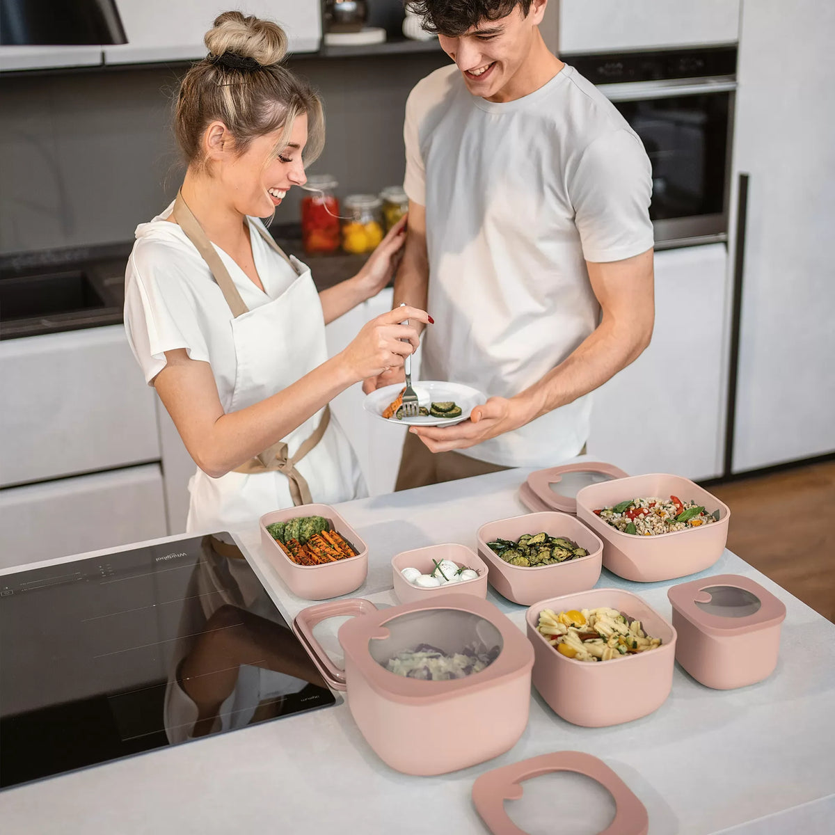 Airtight Fridge Freezer Microwave Containers O29995