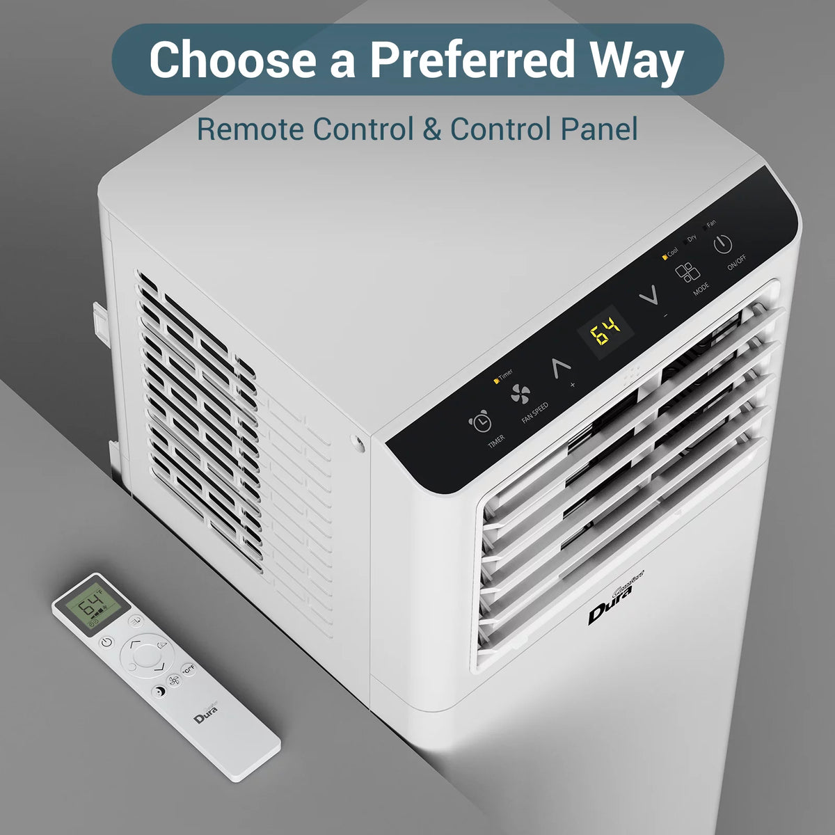 Portable Air Conditioner 4900BTU 3-in-1 AC Unit with Window Kits L10806