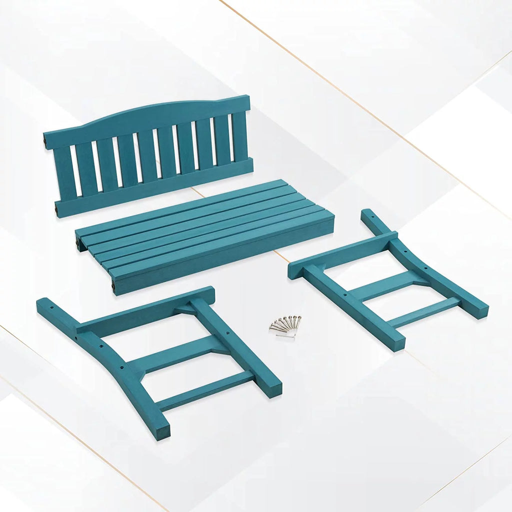 Poly Lumber Weatherproof 2-Person 50" Outdoor Bench A7013