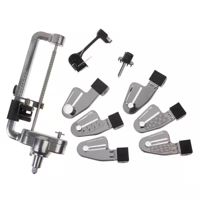 7-Blade Spiralizer with Peel Core And Slice Attachment D201