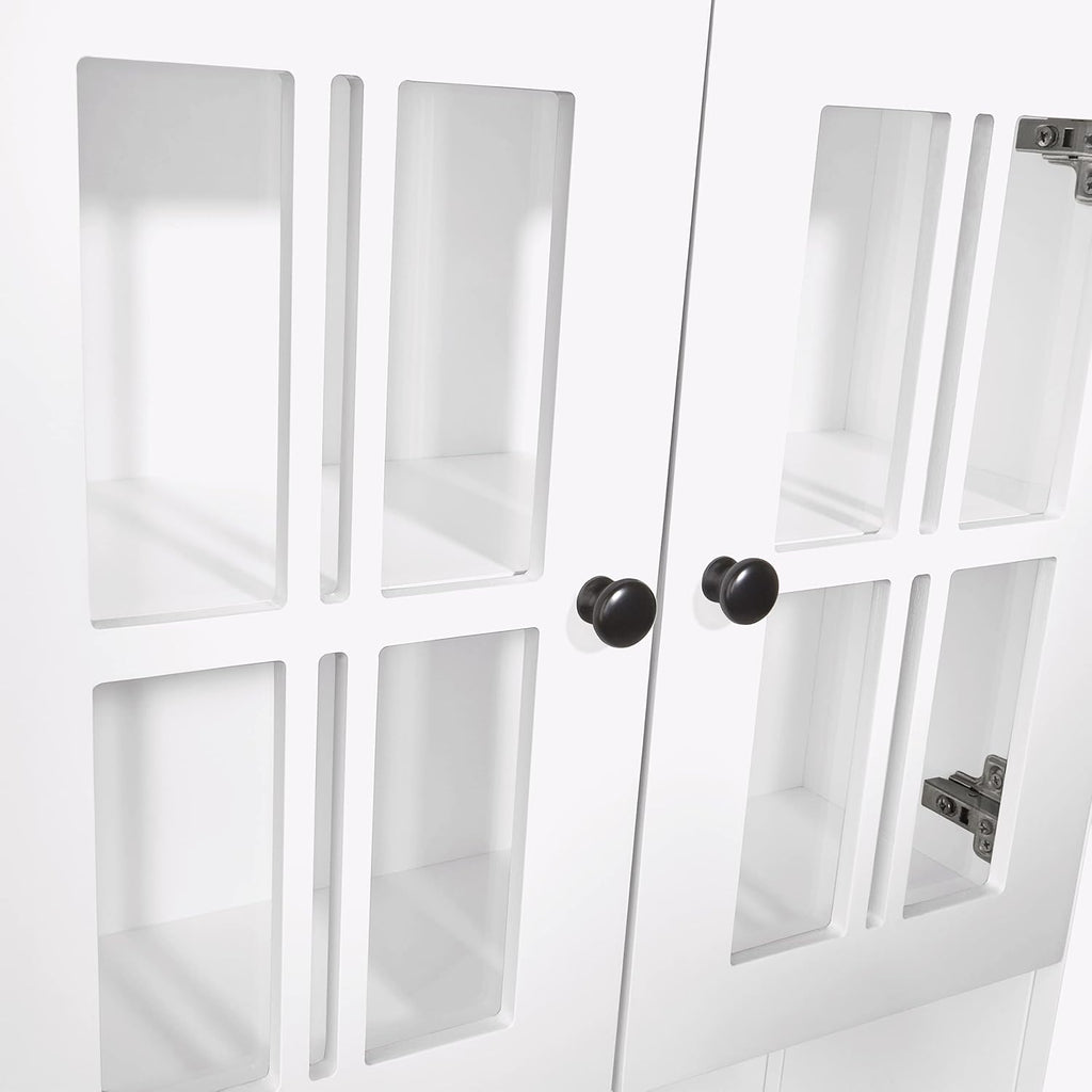 White Two Door Wall Cabinet Y582200