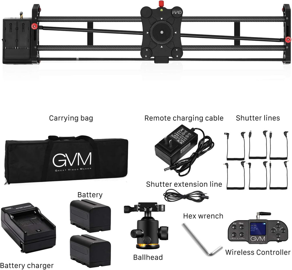 Wireless Carbon Fiber Motor Camera Slider N15094