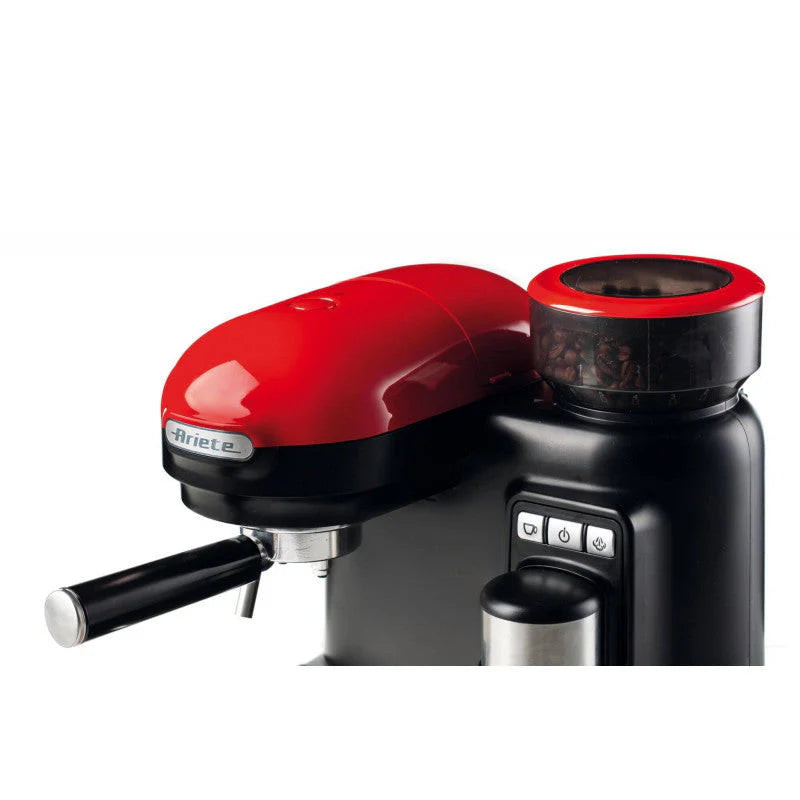 Espresso Machine with Grinder White U542369