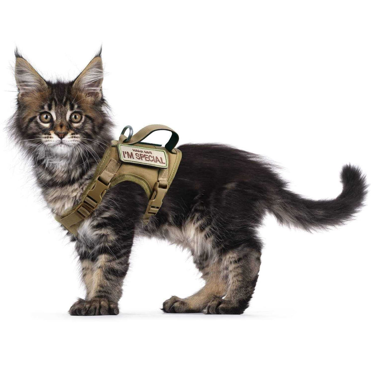 Tactical Cat Harness Soft Mesh Adjustable Pet Vest Harness W5172