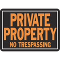 Private Property No Trespassing Sign M716