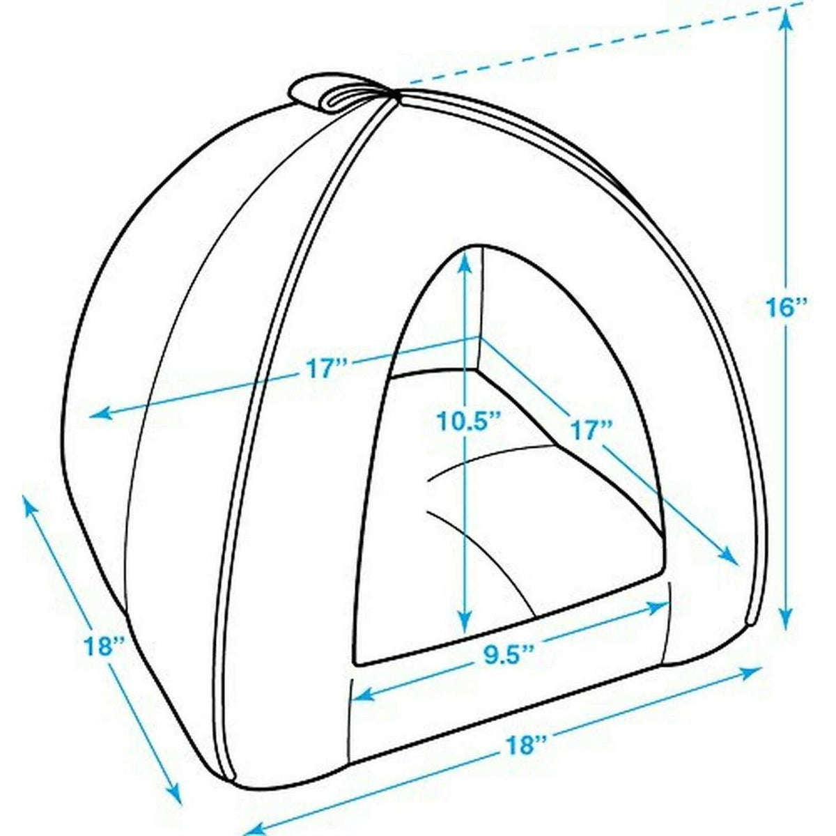 Soft Pet Bed for Dog and Cat W558551