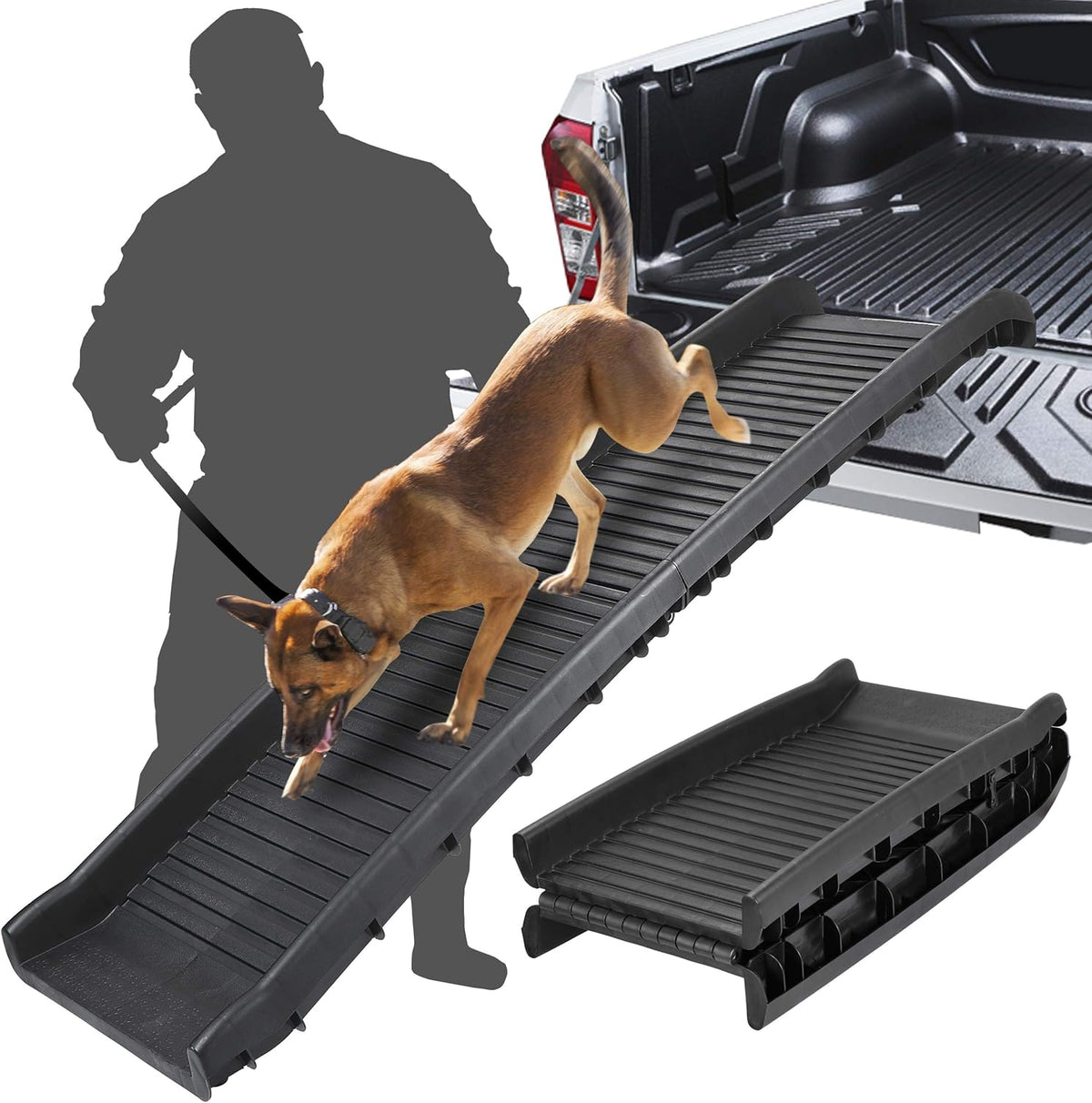 62 Inches Portable Folding Pet Ramp T674657