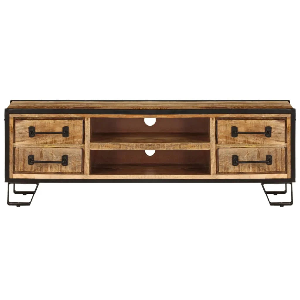 TV Cabinet with Drawers Solid Mango Wood C990