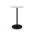 Round White Marble Restaurant Table K6923