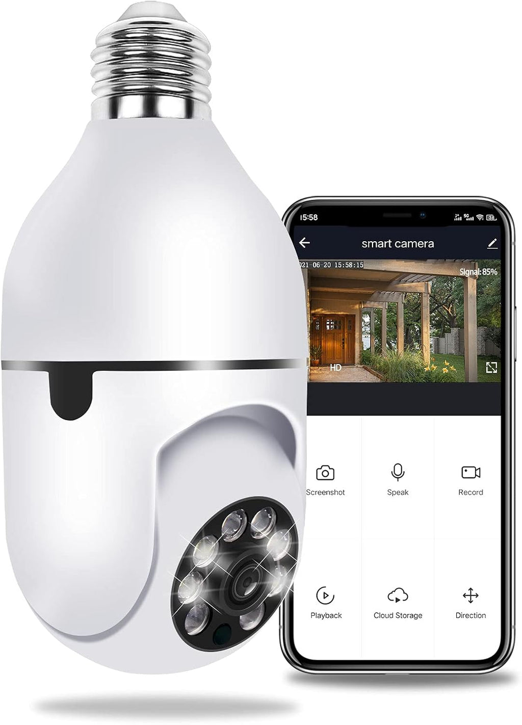 Full-HD 1080P Wireless Wi-Fi Security Camera with Night Vision G340