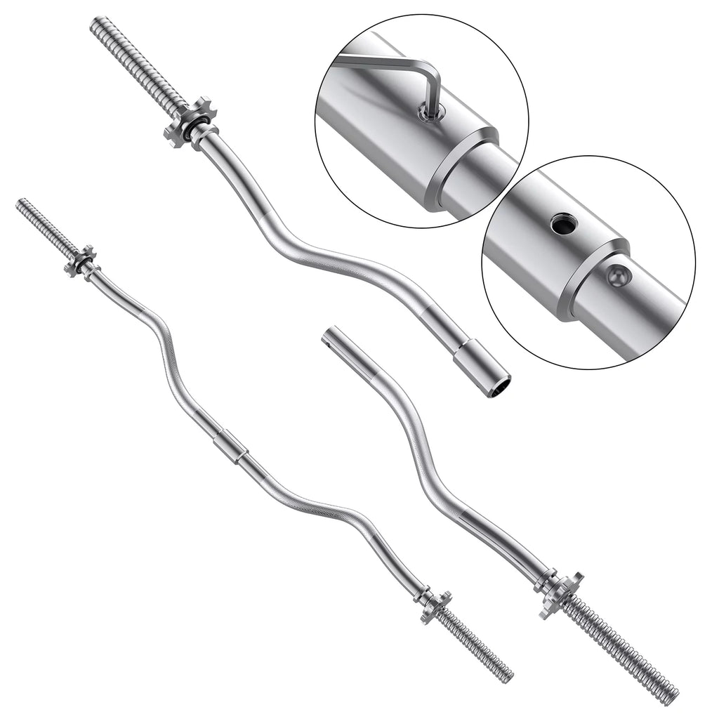2 in 1 Adjustable Dumbbell Set with Connecting Rod M357416