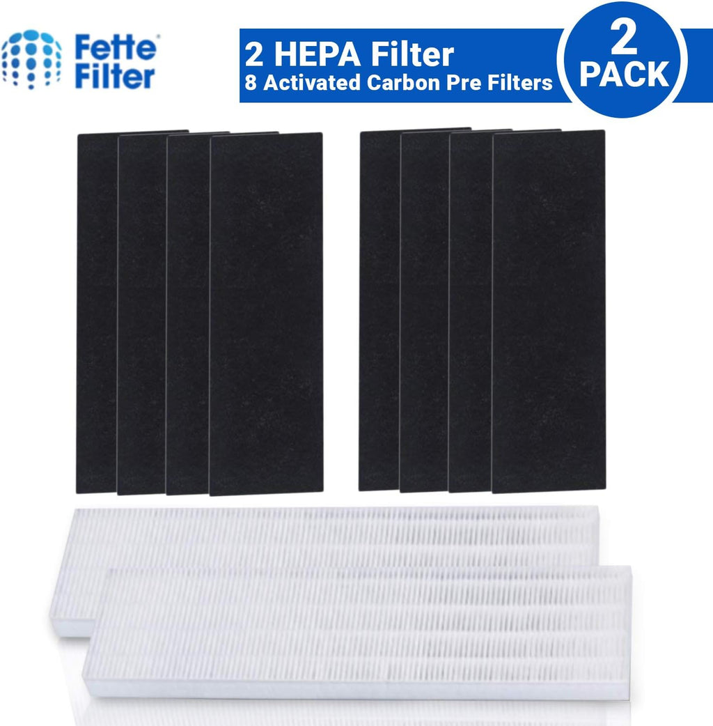 2 HEPA Filters & 8 Carbon Pre Filters Q24937