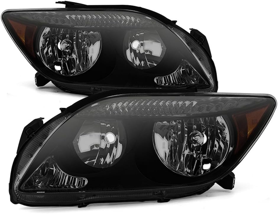 Black Smoked Headlights Driver + Passenger Side D98985