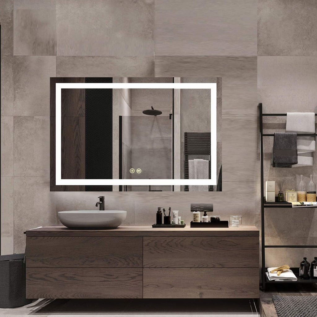 60x40Inch LED Lighted Bathroom Mirror A3289