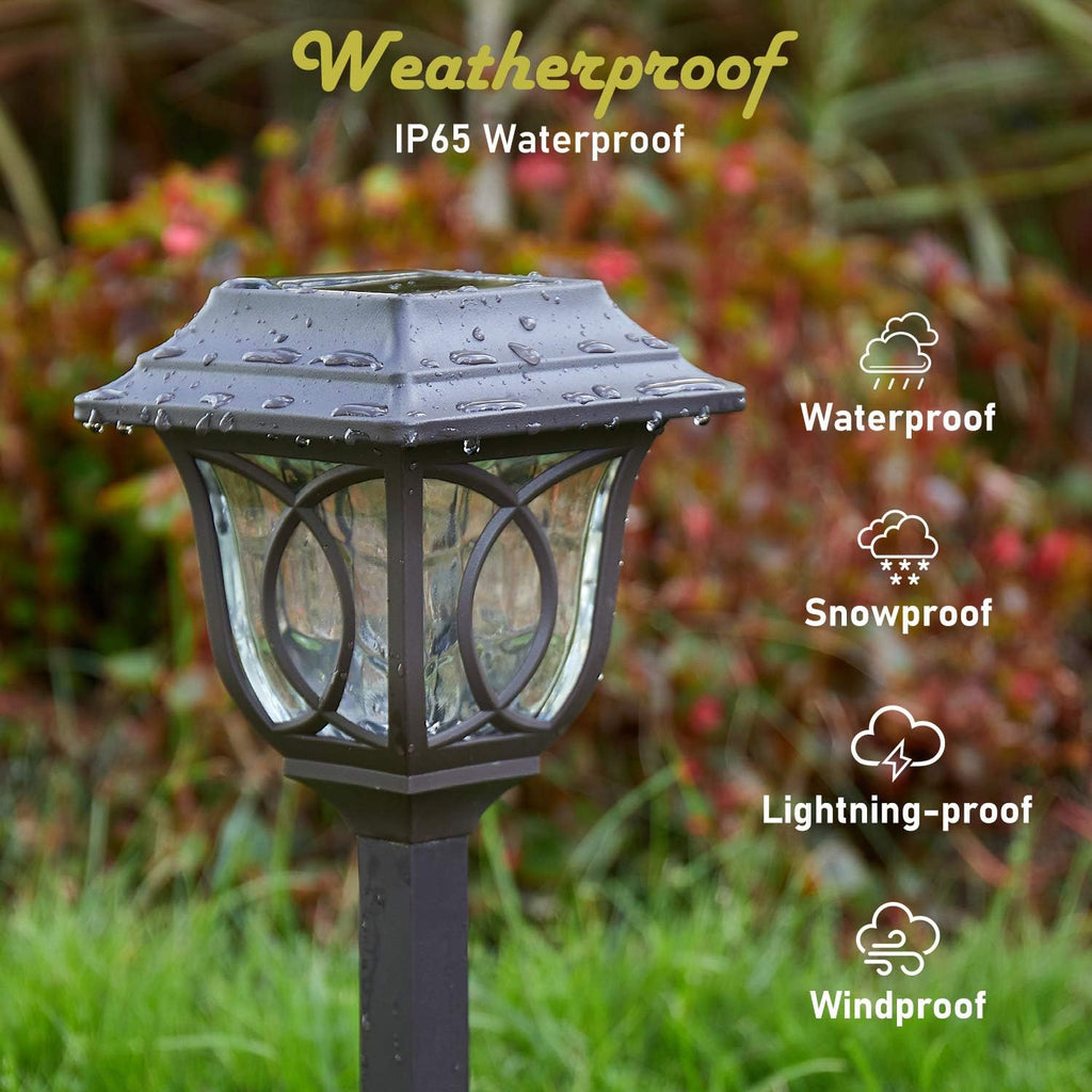 6 Pack Solar Pathway Lights N7494