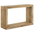 46 Inch Brown Mango Wood Console Table K93144