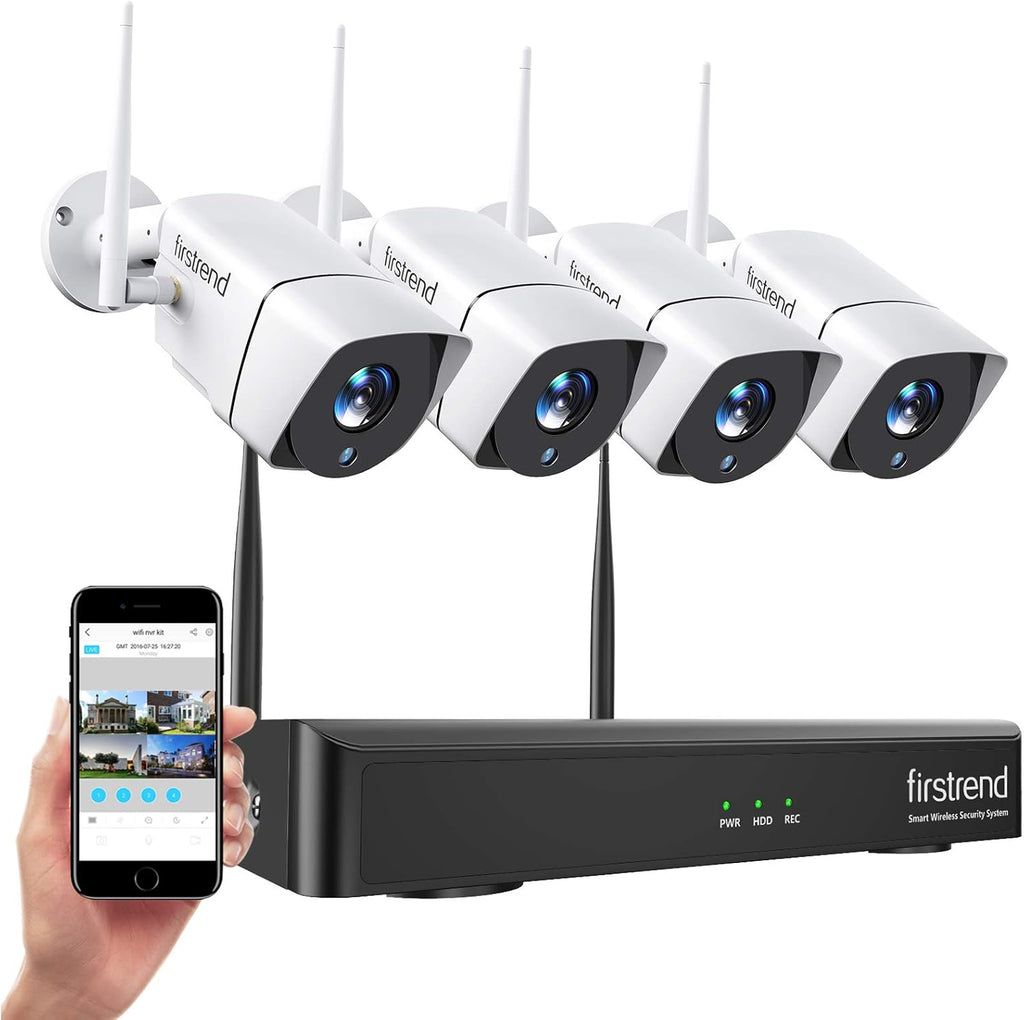Wireless 1080P 8CH Security Camera System with 4pcs 2MP Cameras 1TB HDD Z846