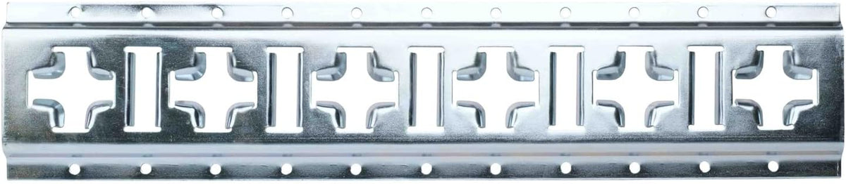 Galvanized 12 Gauge Steel E-Track Tie Down Rail, 4 Pack E81572