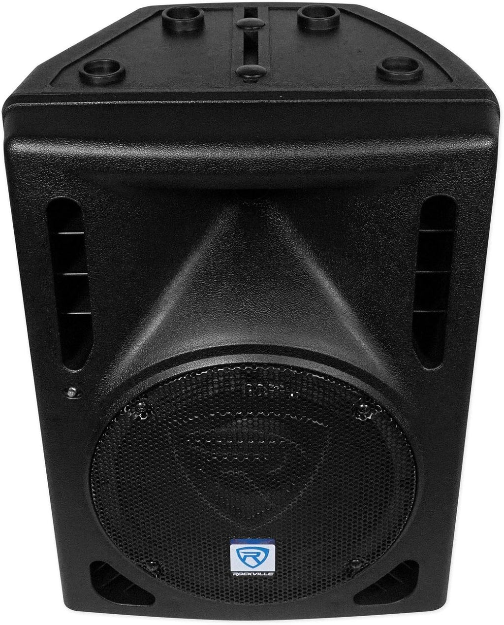 8 Powered DJ Speakers with Stands and Cables N197923