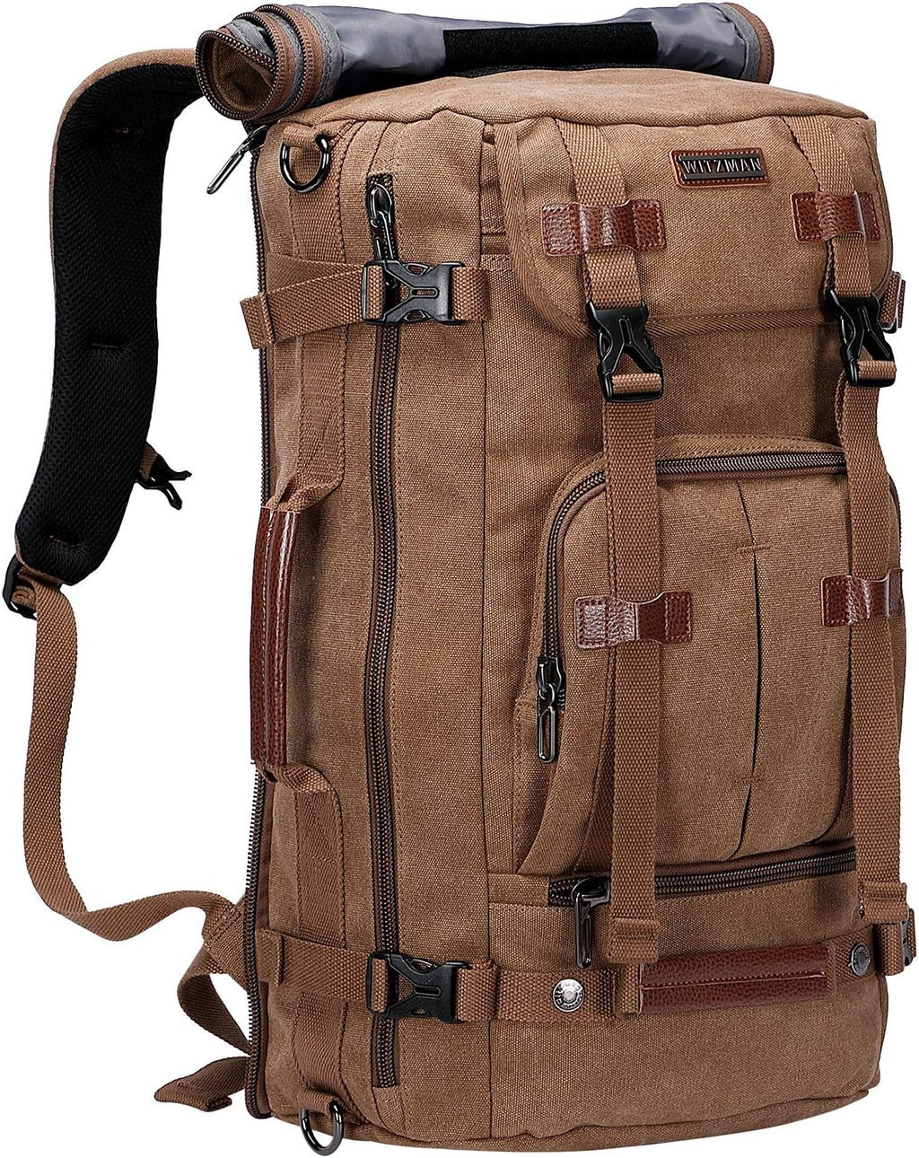 Canvas Backpack Convertible Shoulder Rucksack Q886100