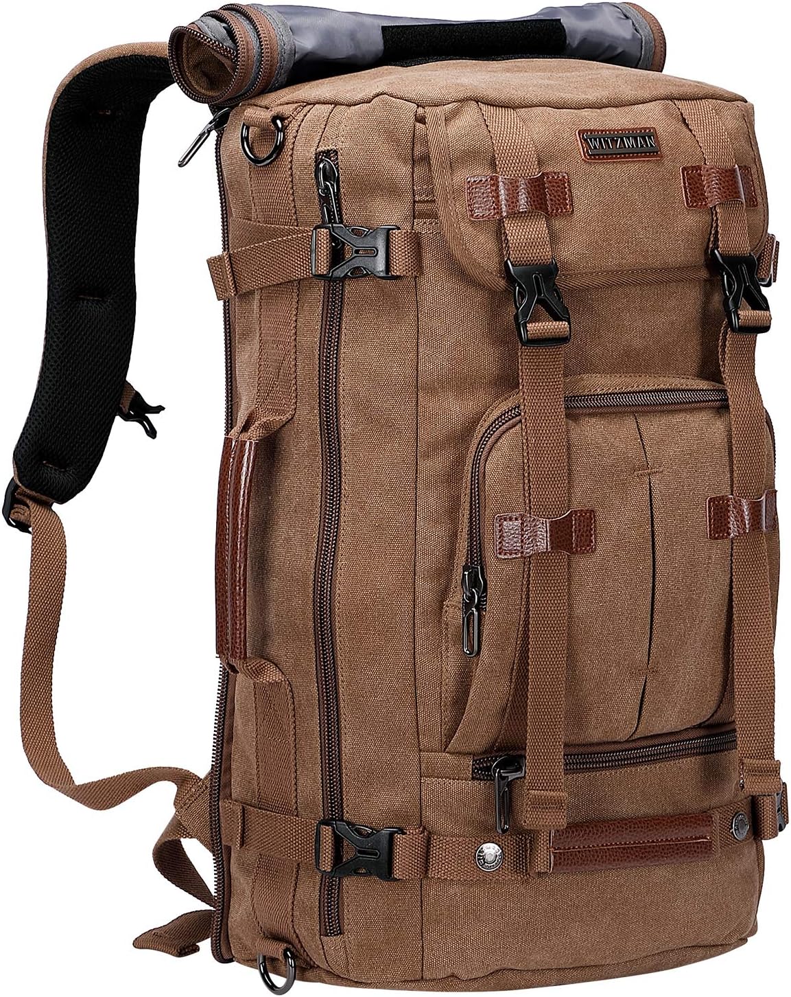 Canvas Backpack Convertible Shoulder Rucksack Q886100