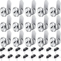 16 Pieces Keyed Alike Zinc Alloy Cam Lock with 32 Keys L4084