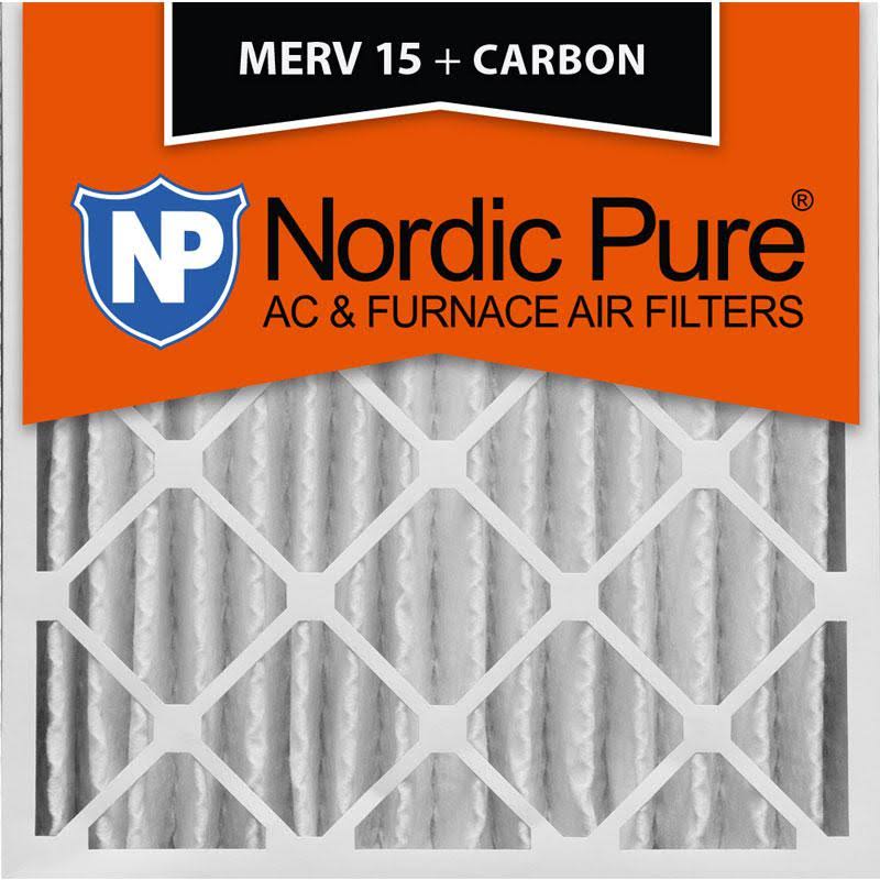 20x20x4 Pleated Air Filters MERV 15 Carbon K9104