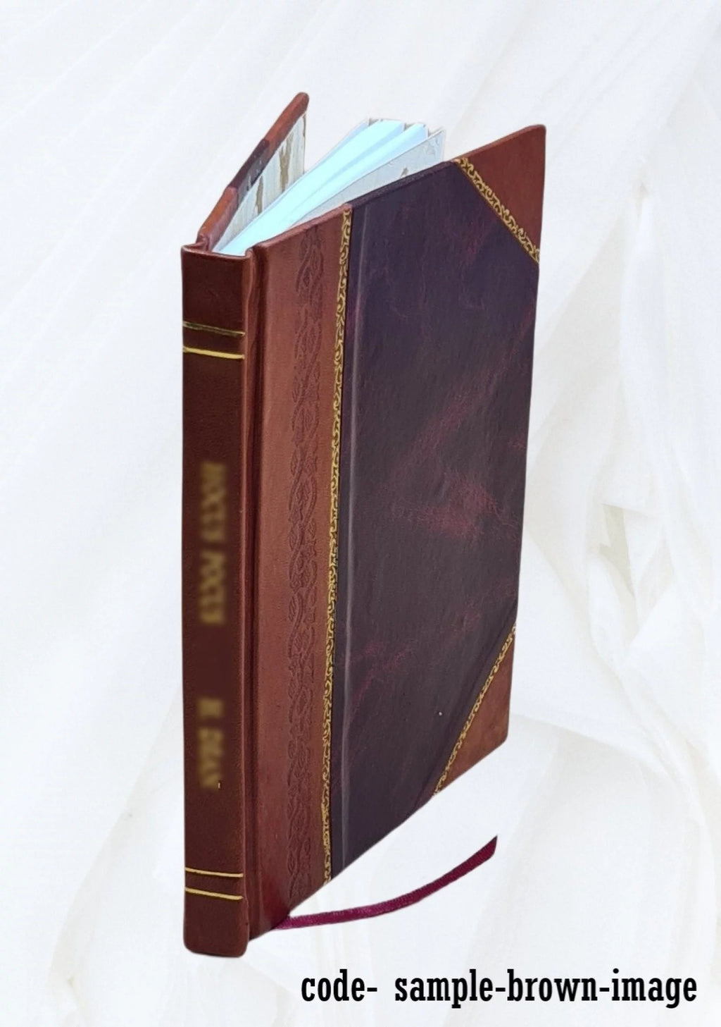 Constitution of the Grand Lodge of Ancient, Free and Accepted Masons of Nova Scotia 1867 Leather Bound I6618