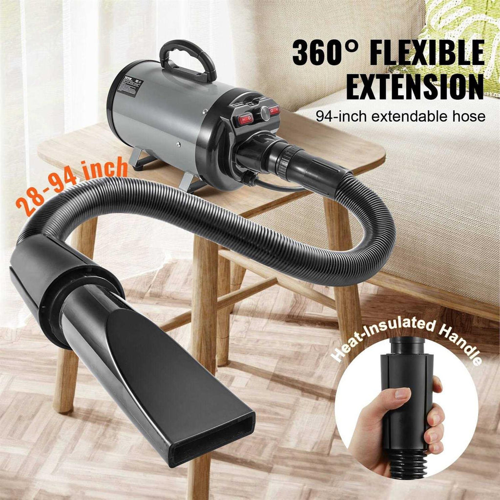 2000-Watt Pet Grooming Dryer with 4 Nozzles R8707