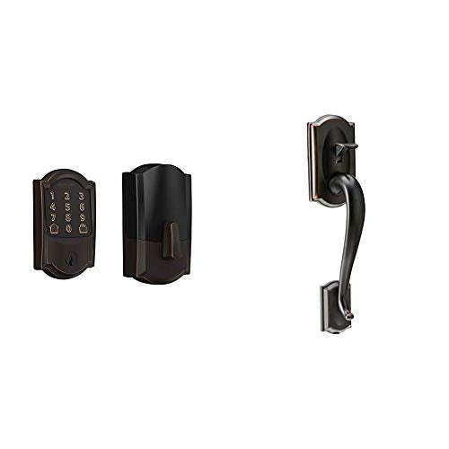 Aged Bronze Smart WiFi Deadbolt Lock F2280